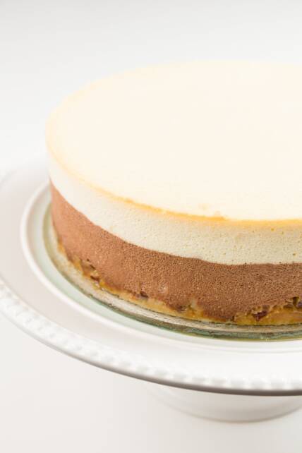 Tarta de queso sin grietas