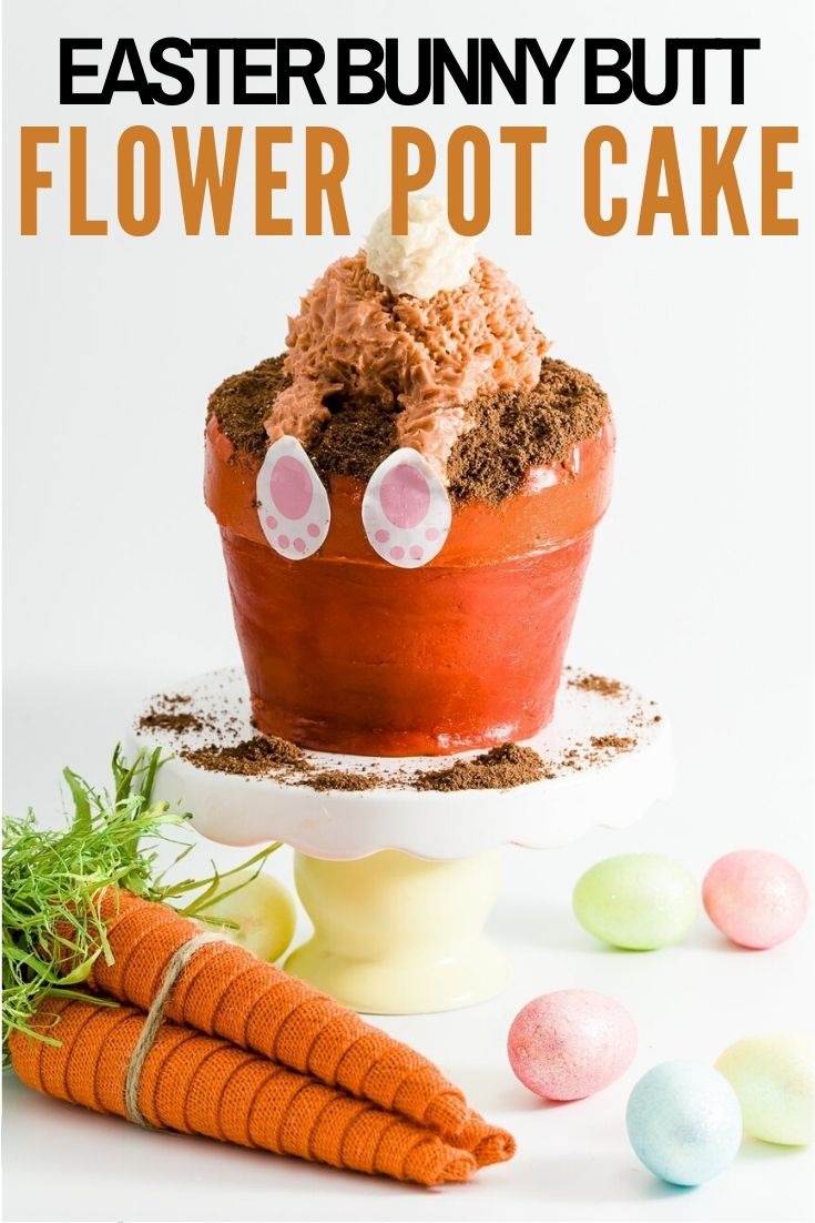 Bunny Butt Easter Cake