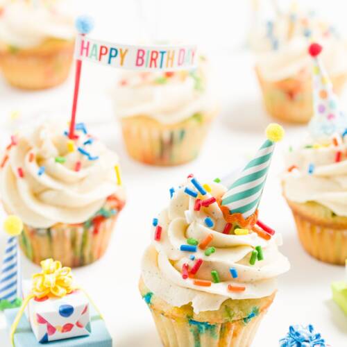 Best Birthday Cupcakes - Homemade Funfetti Cupcakes