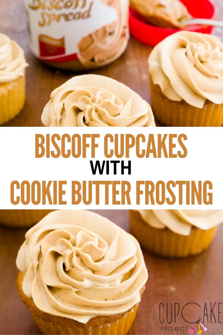 Biscoff Cupcakes With Cookie Butter Frosting