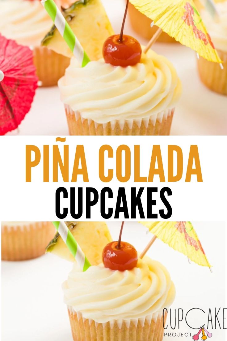 Piña Colada Cupcakes