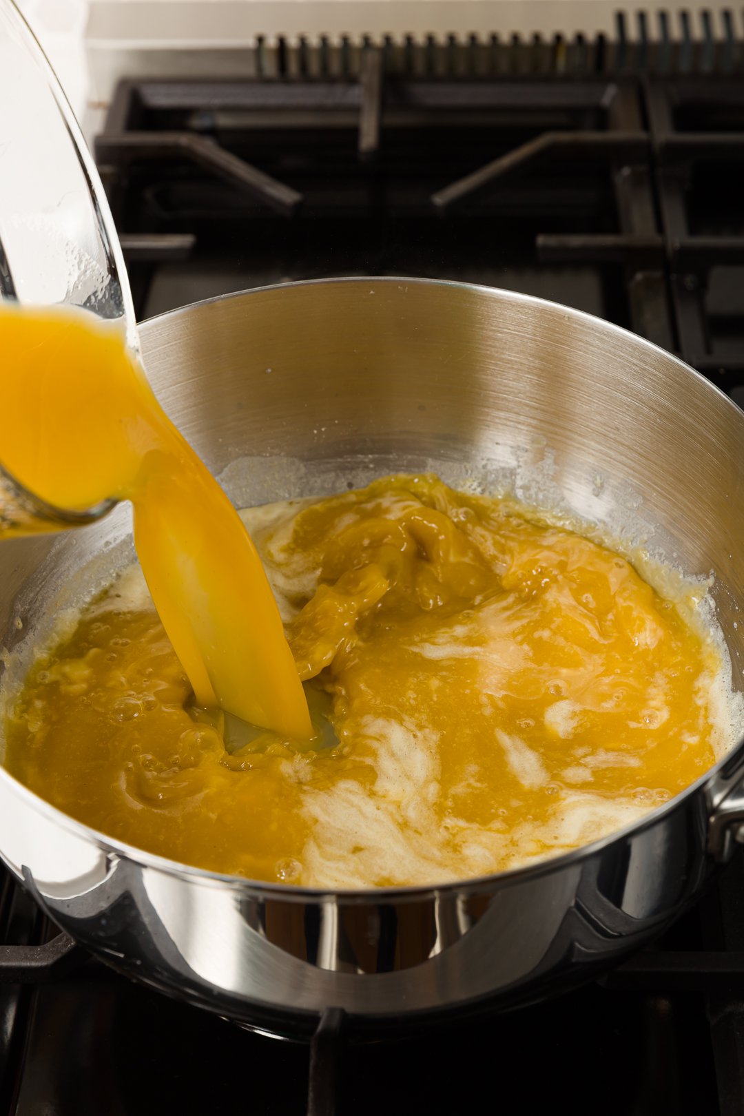 Adding vegetable broth