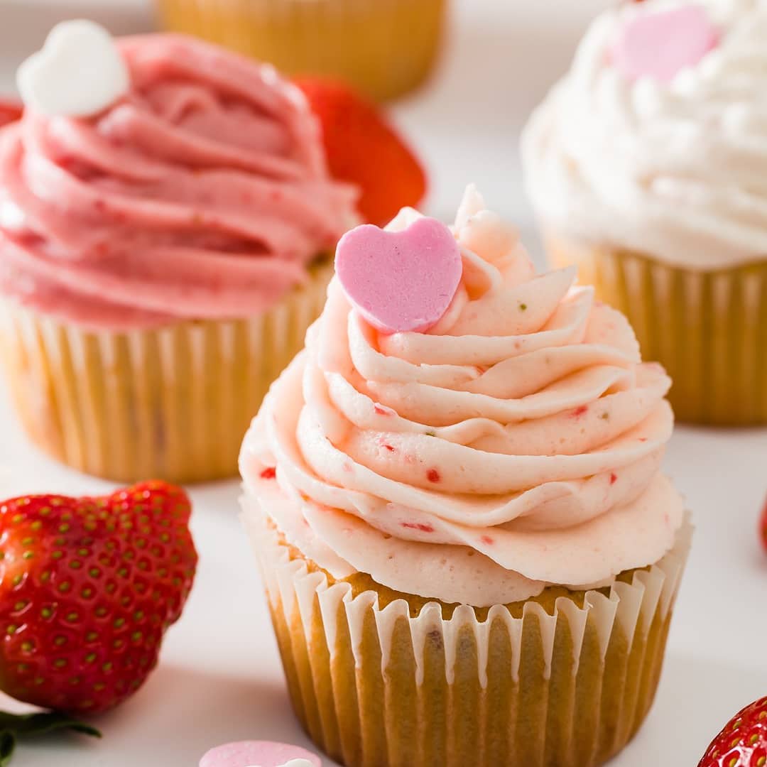 Gallery image for https://www.cupcakeproject.com/strawberry-cupcakes-with-champagne/