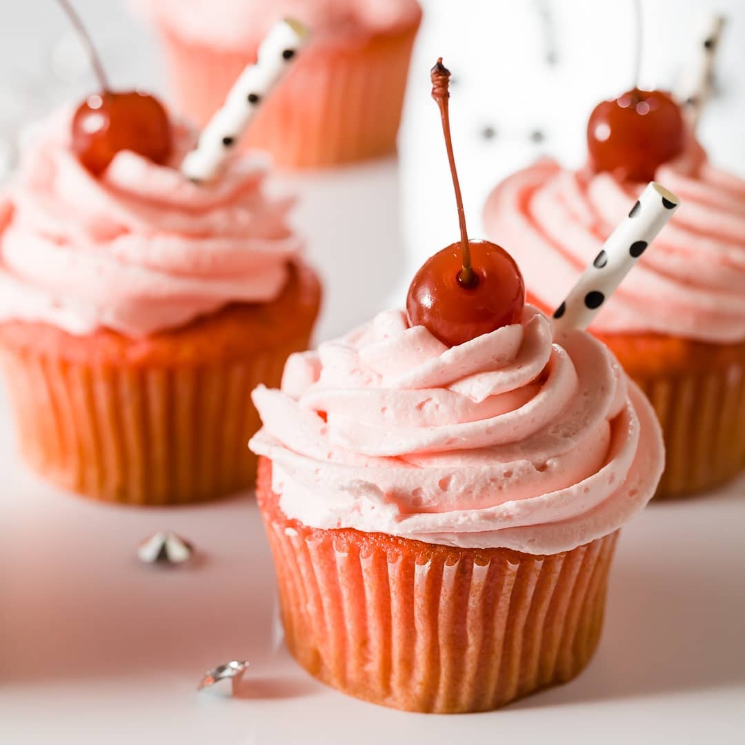 Gallery image for https://www.nelliesfreerange.com/egg-recipes/shirley-temple-cupcakes