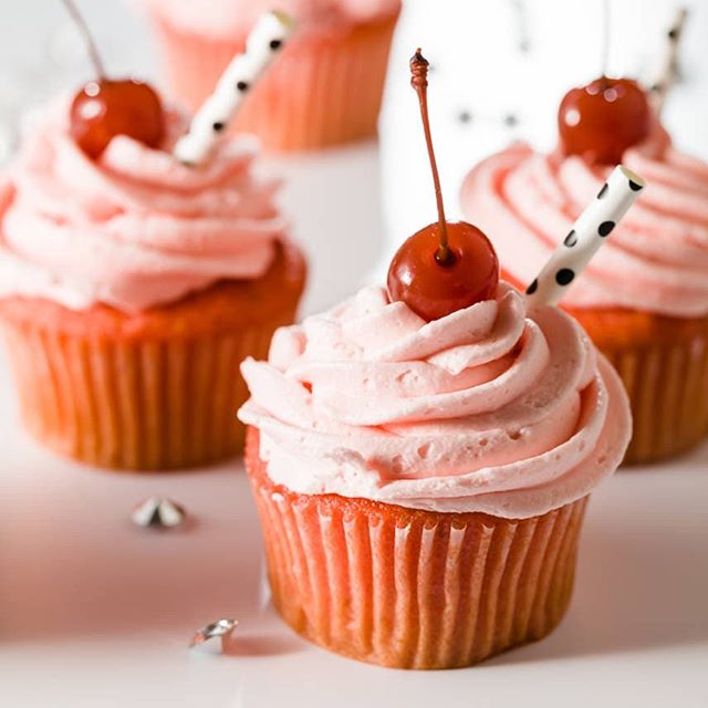 Gallery image for https://www.cupcakeproject.com/shirley-temple-cupcakes/