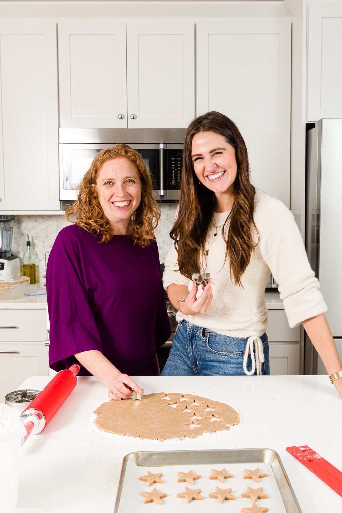 Stef and Lilly in the Kitchen together